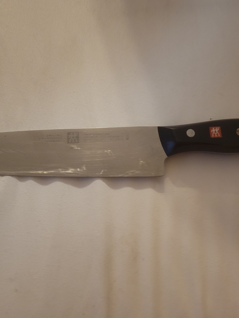 Signature Black-Handled Stainless Steel Chef Knife